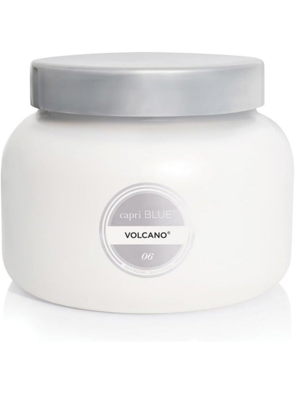 Luxury Three Wick Volcano Scented Candle - Tropical Fruit & Citrus Aroma, 28 oz